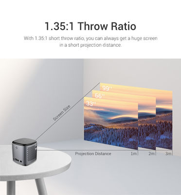 Dobra cena. Kompakt DLP Mini Projektor 4k Smart Video Android Cube w Internecie